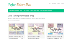 Desktop Screenshot of perfectpatternbox.com